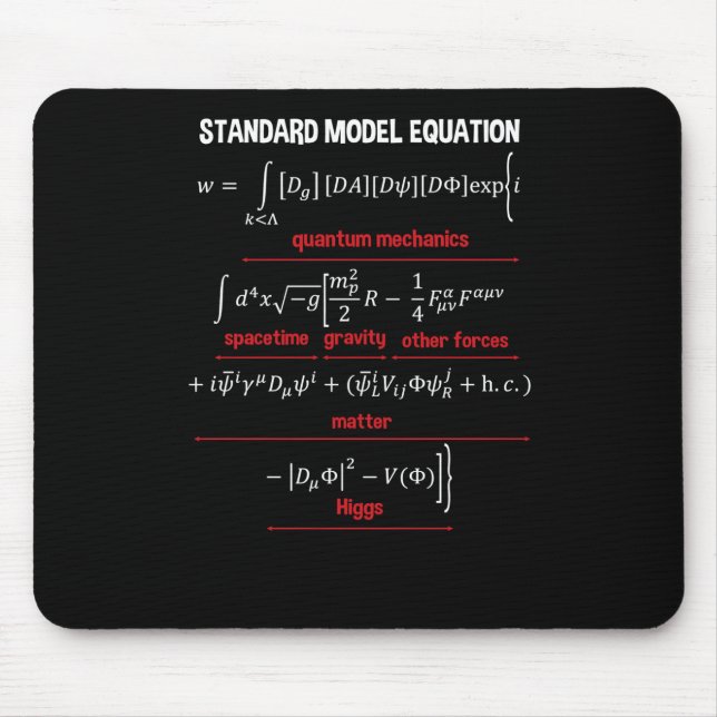 Nerdy Standard Model Equation - Gift for Physics2 Musmatta (Framsidan)