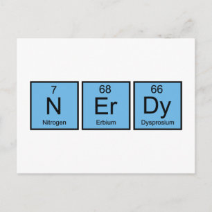 Nerdy Vykort