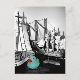 "Nere vid havet" gummigumman postkort Vykort