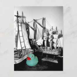 "Nere vid havet" gummigumman postkort Vykort