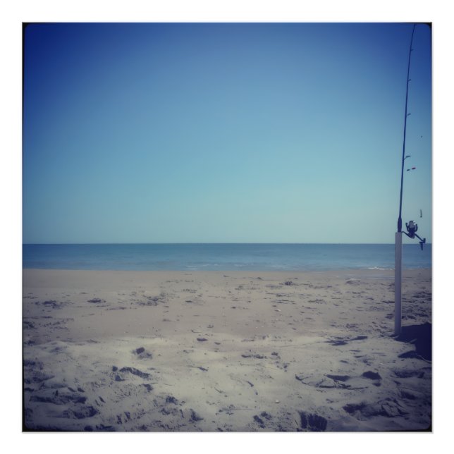 Nere vid stranden fototryck (Framsidan)
