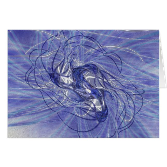 Nereidian boning hälsningskort (Framsidan Horizontal)