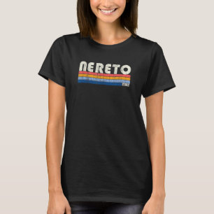 Nereto Italien Retro 70s 80-tal Stil T Shirt