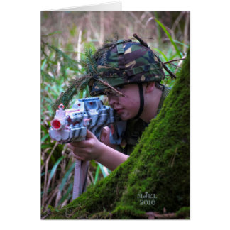 Nerf pojkekort hälsningskort