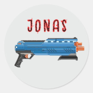 Nerf Rival Atlas Party Stickers. Runt Klistermärke