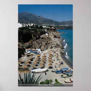 Nerja Malaga, Spanien Poster