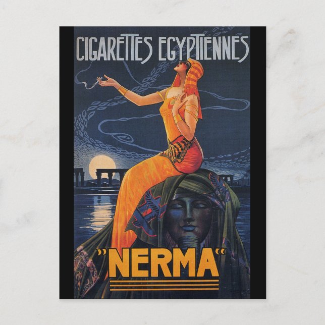 NERMA Cigarettes egyptiennes Vykort (Framsida)