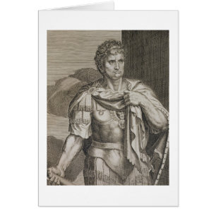 Nero Claudius Caesar kejsare av den engr Rome Hälsningskort
