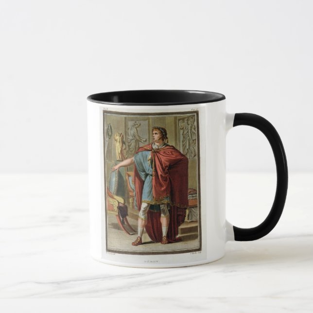 Nero dräkt för "Britannicus" vid Jean Racine, fr Mugg (Höger)