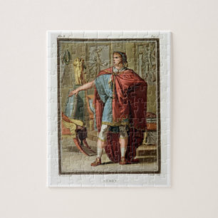 Nero dräkt för "Britannicus" vid Jean Racine, fr Pussel
