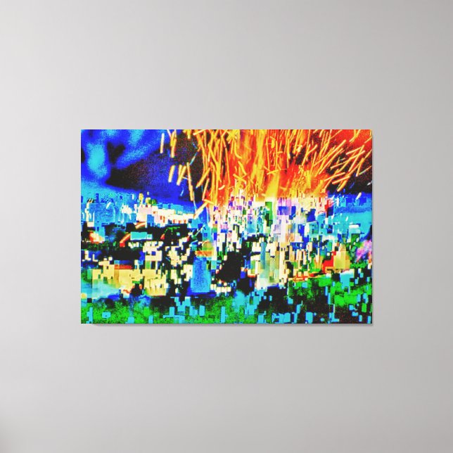 Nero Fiddled..från Maxwell Kerr Canvastryck (Framsida)