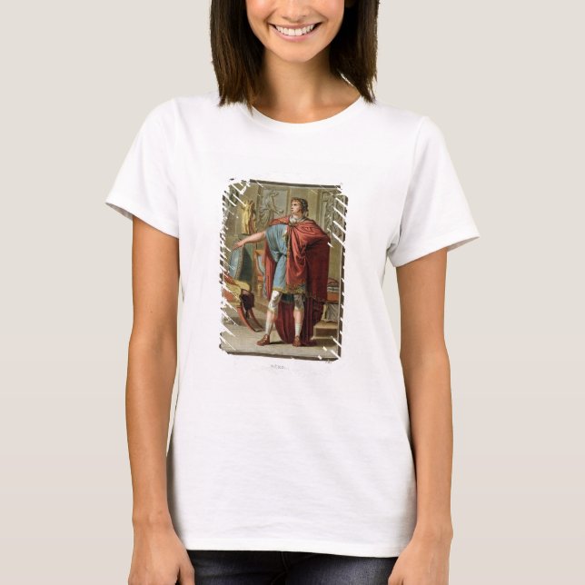 Nero, kostym för "Britannicus" av Jean Racine, Tee (Framsida)