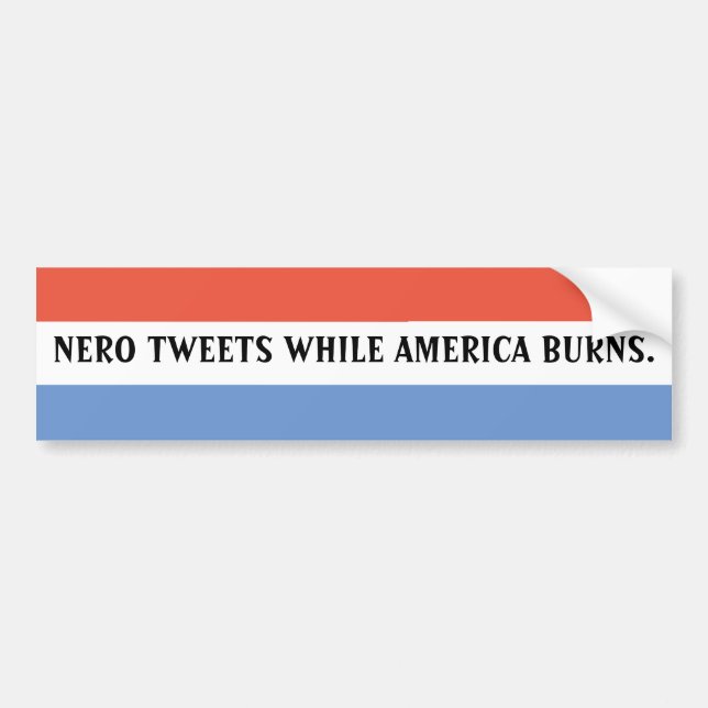 NERO TVÅ VECKOR MEDAN AMERIKA BURNS. BILDEKAL (Framsidan)
