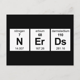 NErS Periodic Bord Vykort