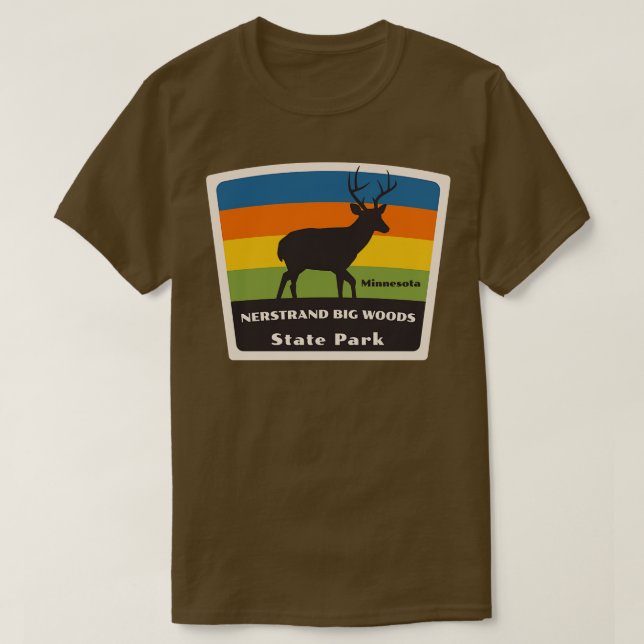 Nerstrand Big Skogen State Park Minnesota Roaming  T Shirt (Design framsida)