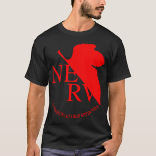 Nerv Logotyp, Neon Genesis Evangelion Essential T- T Shirt