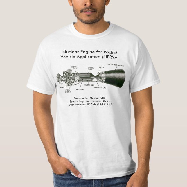 NERVA raketT-tröja Tee Shirt (Framsida)