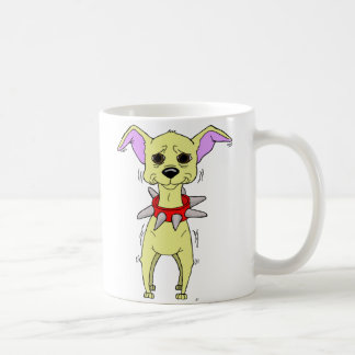 Nervös Chihuahuatecknad Kaffemugg