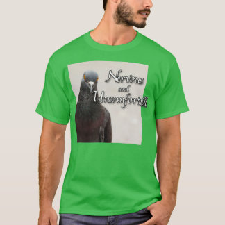 Nervös och obekvämt t shirt