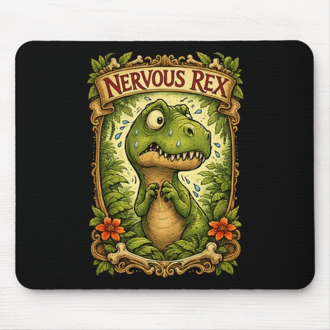 Nervös Rex - Rollig Tyrannosaurus  Musmatta (Framsidan)