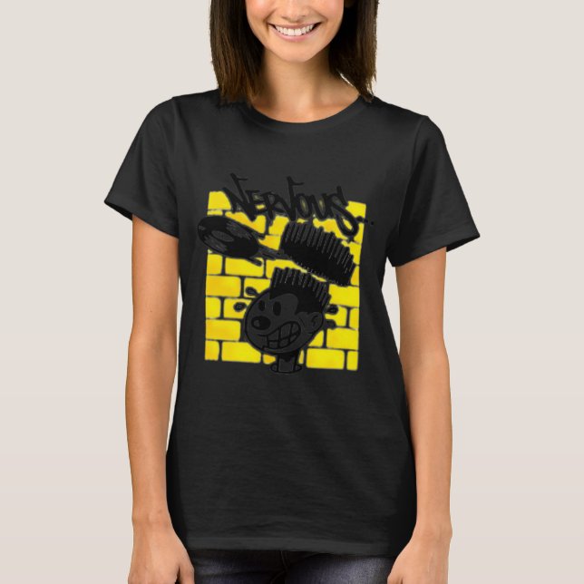 Nervös skivbolag t shirt (Framsida)