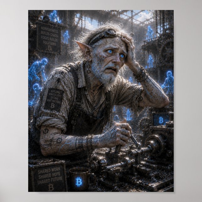 Nervositet / Assemblerare / Maskinverkstad Poster (Framsidan)