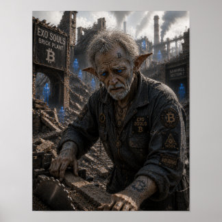 Nervositet / Sågverksarbetare / Tegelbruk Poster