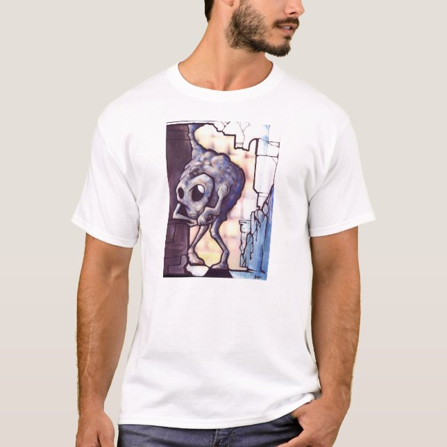 Nervöst T-shirt (Framsida)