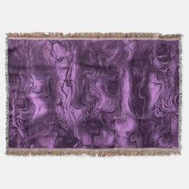 Nervous Energy Grungy Abstrakt Art Amethyst Orchid Filt