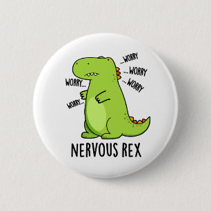 Nervous Rex Funny Dinosaur TRex Pun Knapp