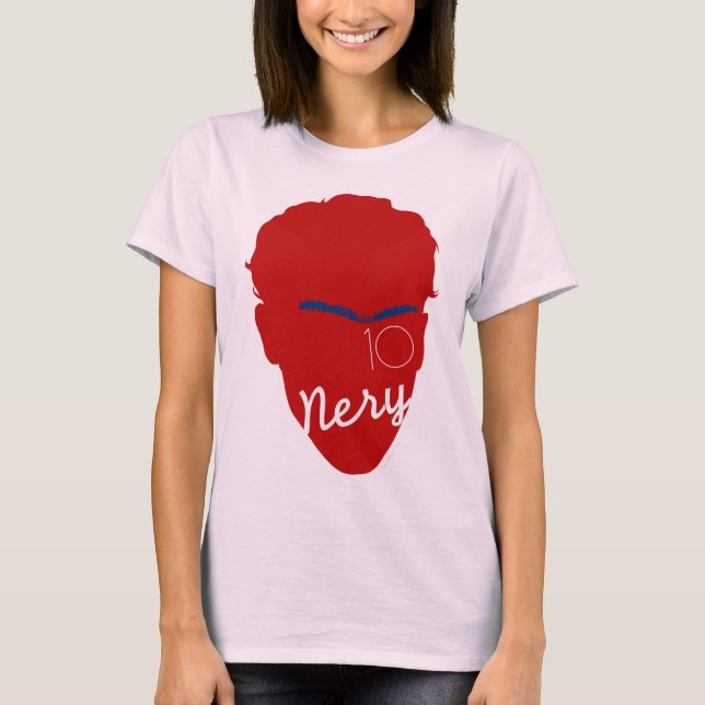 Nery 10 Red Tee Shirt (Framsida)