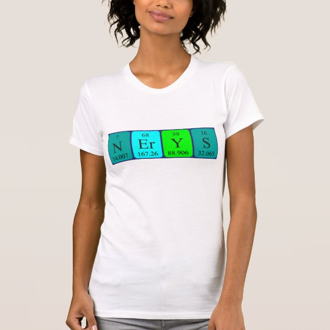 Nerys periodiska skjorta bord namn t shirt (Framsida)