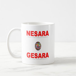 NESARA GESARA Globe Mugg - Utformning av ekonomisk