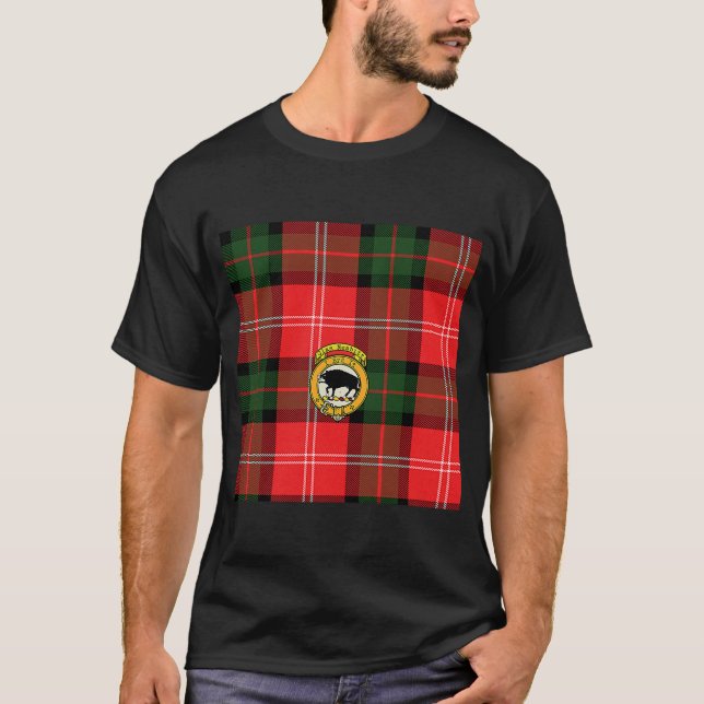 Nesbitt Klan Scottish Vapensköld T Shirt (Framsida)