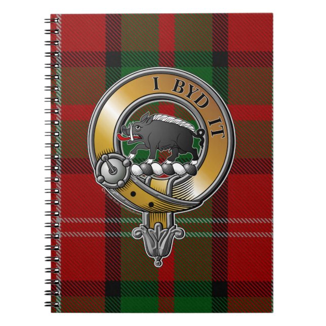 Nesbitt Tartan & Badge Anteckningsbok (Framsidan)