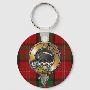 Nesbitt Tartan & Badge Nyckelring