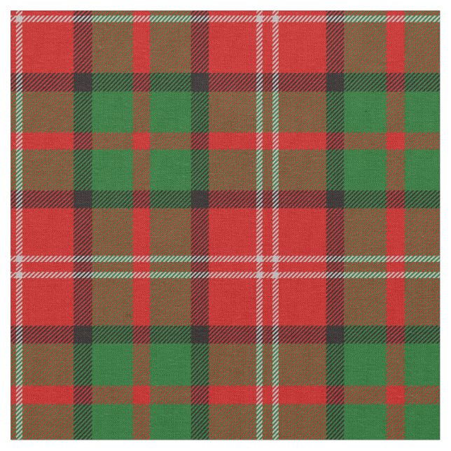Nesbitt Tartan Skriv ut Tyg (Närbild)