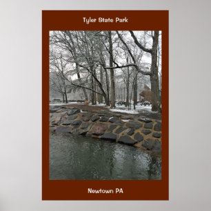 Neshaminy Bäck Tyler State Park Poster