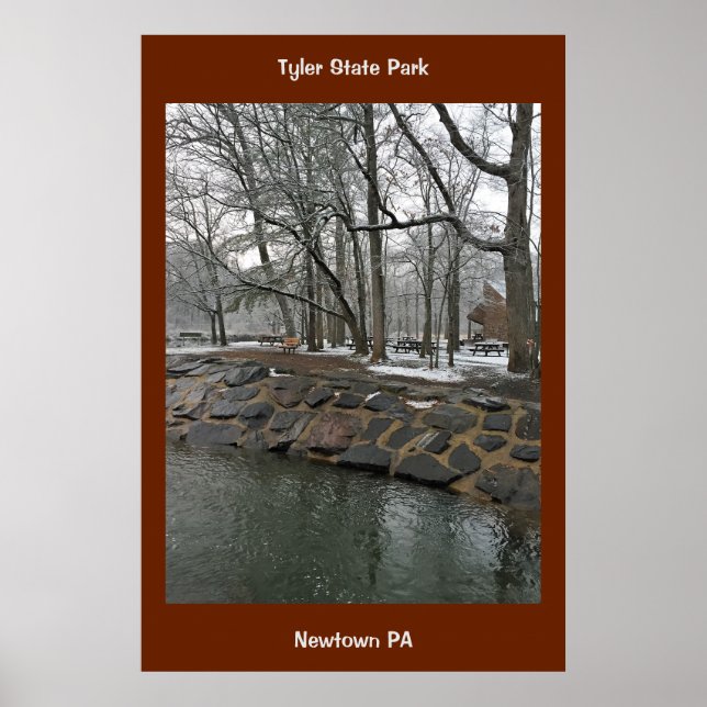 Neshaminy Bäck Tyler State Park Poster (Framsidan)