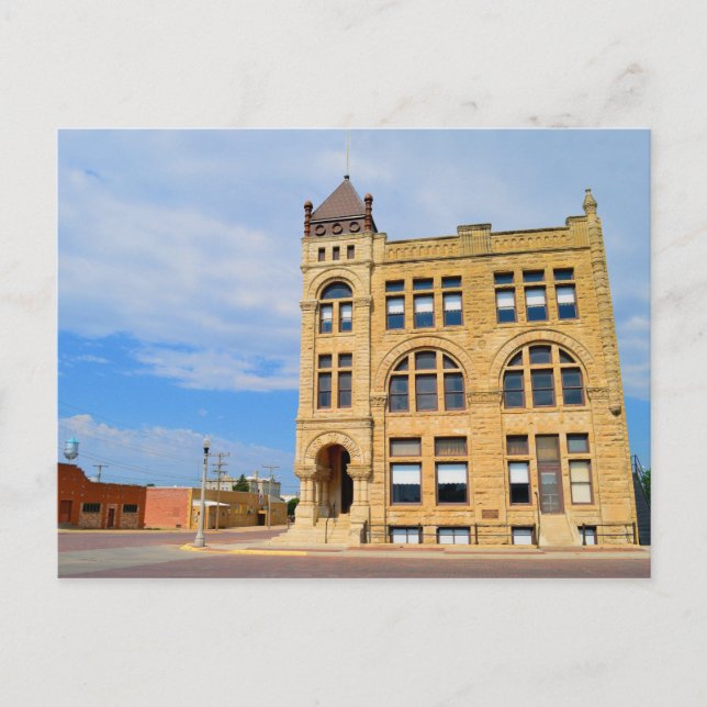 Ness County, Kansas, Bank Vykort (Framsida)