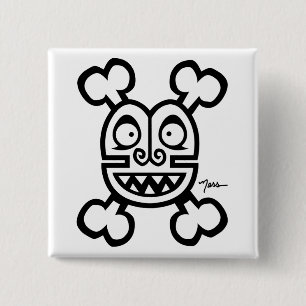 NESS SKALLE & BENLOGOTYP KNAPP