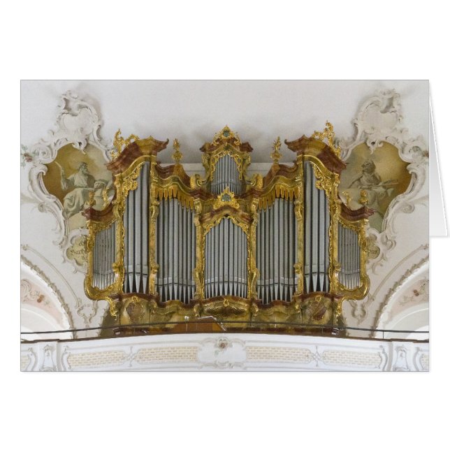 Nesselwang-orgeln Hälsningskort (Framsidan Horizontal)