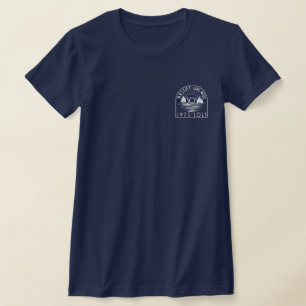 Nesset-kort, bak- och båghörn t shirt