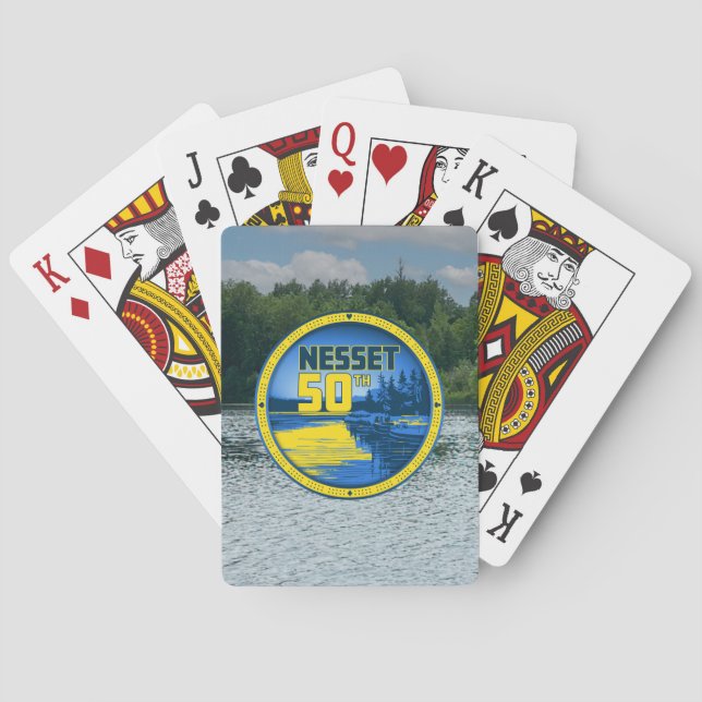 Nesset Sjö-kort Casinokort (Baksidan)