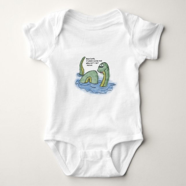 Nessie "för kär jord" - tee shirt (Framsida)