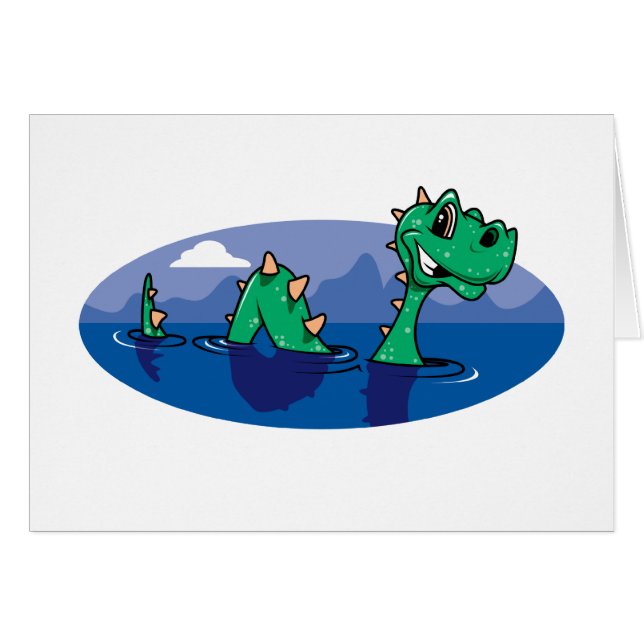 Nessie Hälsningskort (Framsidan Horizontal)