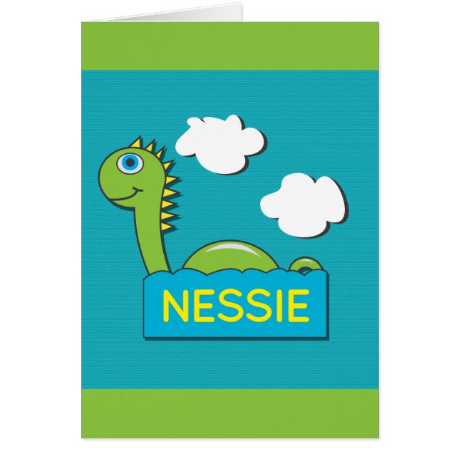 Nessie Hälsningskort (Framsidan)