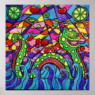 Nessie Kärlek Cherry Limeade Poster