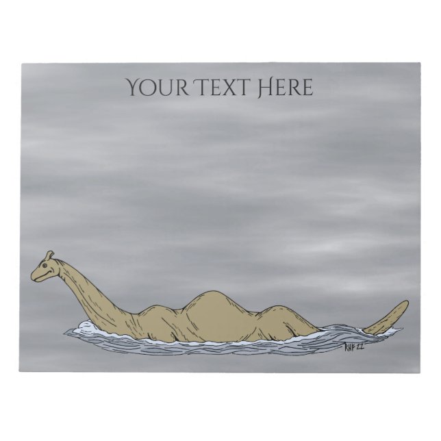 Nessie Loch Ness Monster Anteckningsblock (Framsida)