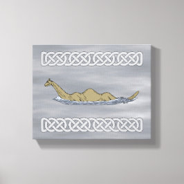 Nessie Loch Ness Monster Canvastryck